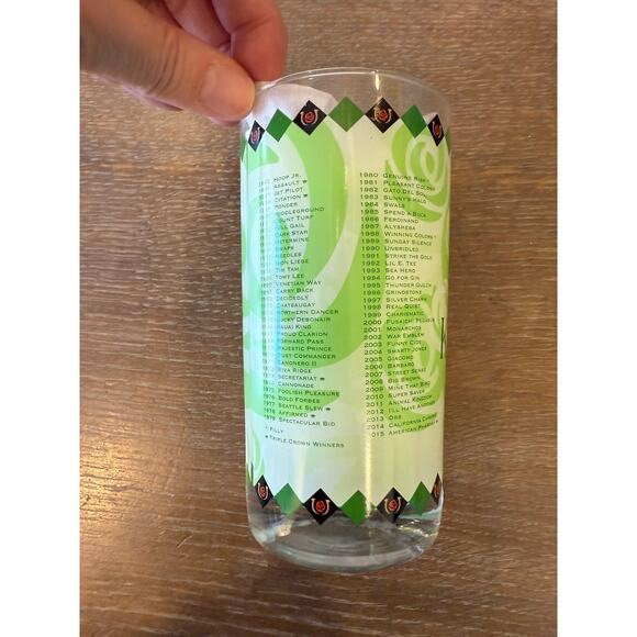 KENTUCKY DERBY Mint Julep Glass Churchill Downs May 7, 2016 Green Jockey - Picture 2 of 4